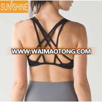 Custom Service Women Fitness Wear New Comfortable Nylon Sport Bras