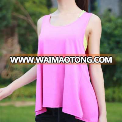 wholesale fitness clothing bodybuilding sports yoga dri fit ladies stringer tank top gym