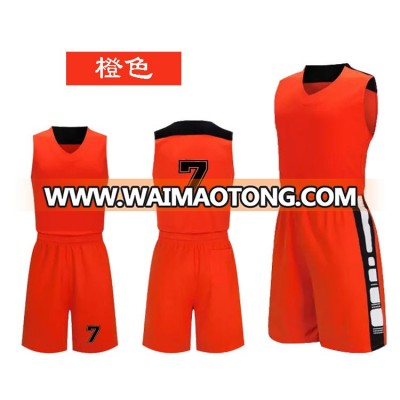 New Style Custom logo basketball suits Best Latest Basketball Jersey Uniform Design 2018