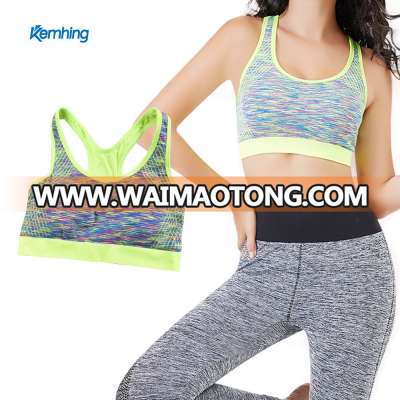 NEW popular design sexy ladies sport bra top fitness seamless sports bra