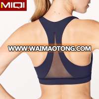 2017 Wholesale sports bra gym wear fitness womens gym wear mesh yoga sports bra OEM